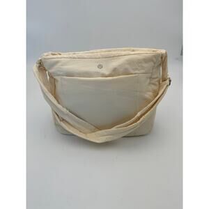 Lululemon Athletica Women's Size Small Lightweight Tote/Shoulder Bag Light Beige
